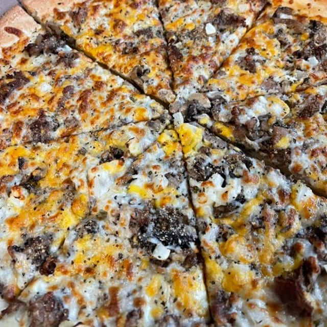 Philly Steak Pizza - X-Large (18 Slices).