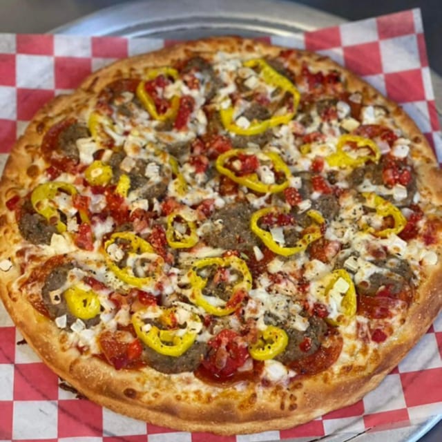 M & D's Nitemare Pizza - Mini (4 Slices).